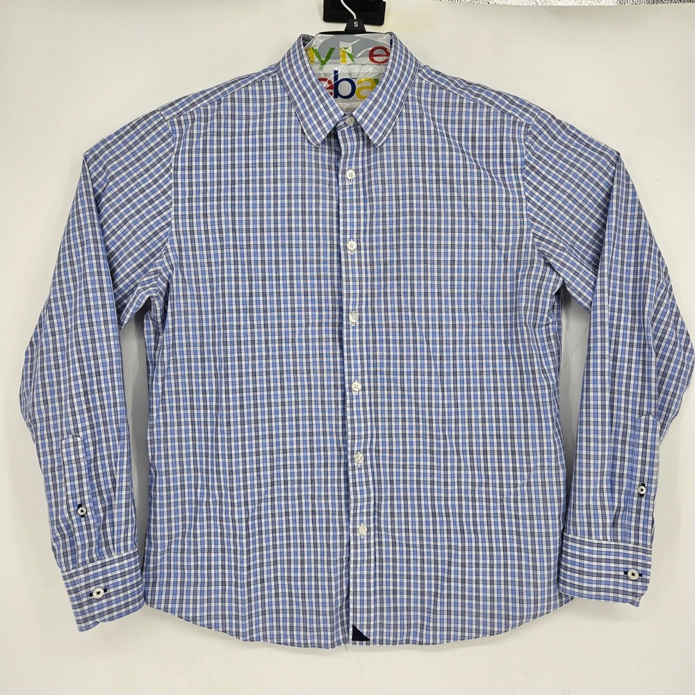 Untuckit Shirt Mens Large Button Up Casual Preppy Long Sleeve‎ Wrinkle Free